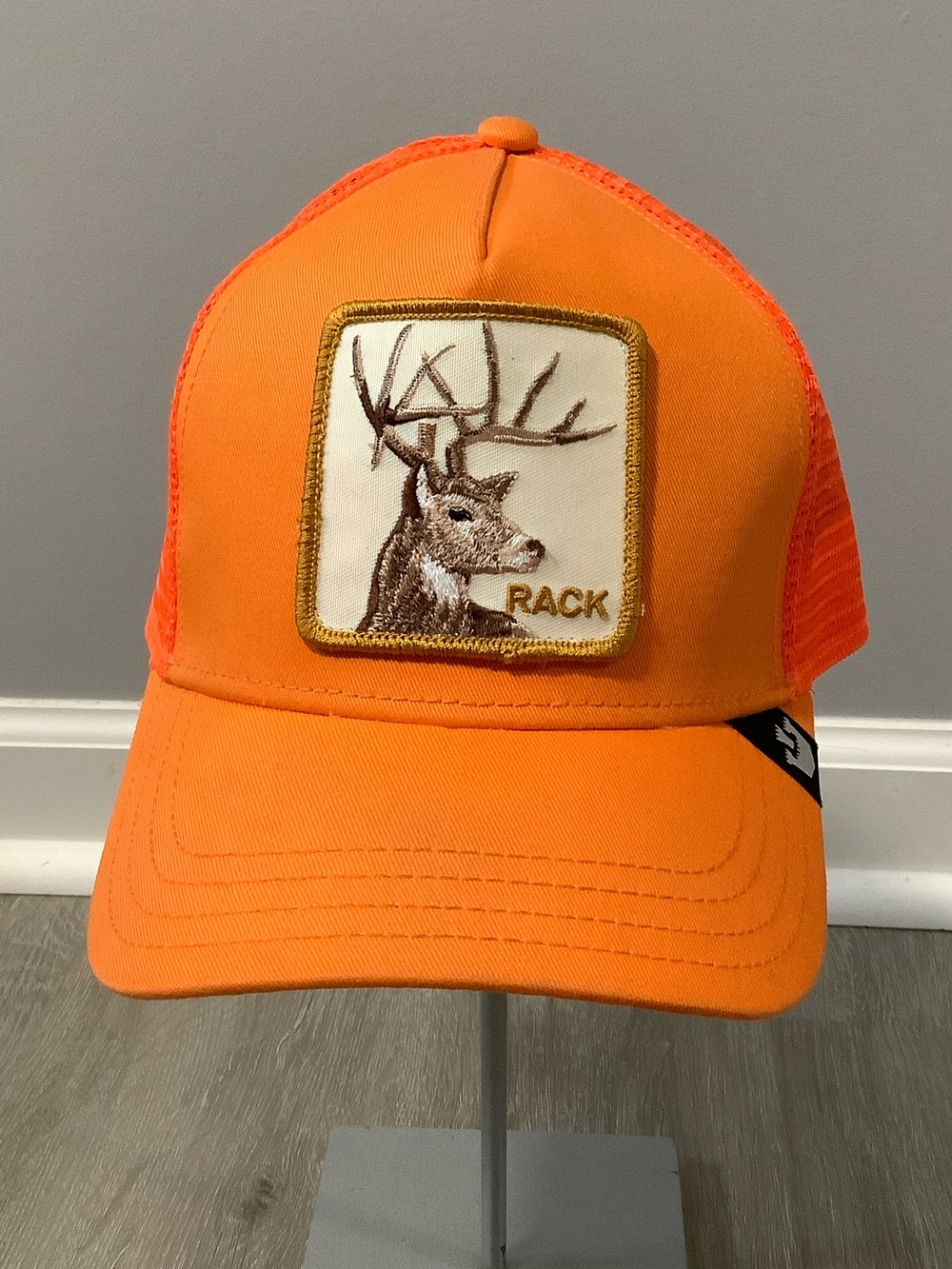Goorin brothers Rack Deer neon orange trucker style hat